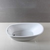 image:imageKINGSTON BRASS VTRS592928 59Inch Contemporary Freestanding Acrylic Bathtub White68 Inch