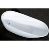 image:imageKINGSTON BRASS VTRS592928 59Inch Contemporary Freestanding Acrylic Bathtub White68 Inch