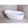 image:imageKINGSTON BRASS VTRS592928 59Inch Contemporary Freestanding Acrylic Bathtub White68 Inch