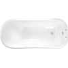 image:imageKingston VCT7D663028 Cast Iron DShaped Pedestal TubWhite