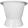 image:imageKingston VCT7D673128 67 Cast Iron Single Slipper Pedestal TubWhite