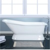 image:imageKingston VCTND663028 Cast Iron DShaped Pedestal TubWhite