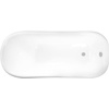 image:imageKingston VCTND663028 Cast Iron DShaped Pedestal TubWhite
