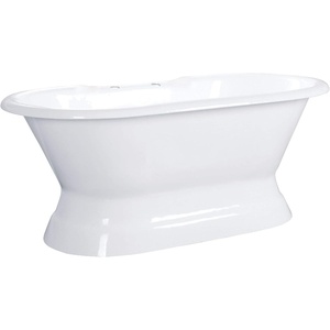 image:imageKingston VCT7D663024 66 Cast Iron Double Ended Pedestal TubWhite
