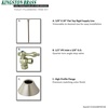 image:imageKingston Brass CC43108TKF20 Trimscape Toilet Trim Kit Brushed Nickel 20 x 2 x 238Brushed Nickel