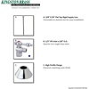 image:imageKingston Brass CC43108TKF20 Trimscape Toilet Trim Kit Brushed Nickel 20 x 2 x 238Polished Chrome