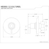 image:imageKingston KB3008NDL NuvoFusion TwoWay Volume Control Brushed NickelPolished Chrome