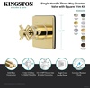 image:imageKingston KS3040DX SingleHandle ThreeWay Diverter Valve Matte Black