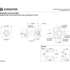 image:imageKingston KS3041RX ThreeWay Diverter Valve Polished ChromeMatte Black