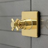 image:imageKingston KS3047DX ThreeWay Diverter Valve Brushed Brass