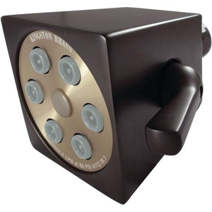 image:imageKingston K230A8 Square Jet Spray Brass Shower Head Brushed NickelOil Rubbed Bronze