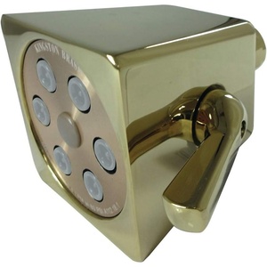 image:imageKingston K230A8 Square Jet Spray Brass Shower Head Brushed NickelPolished Brass