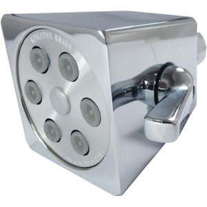 image:imageKingston K230A8 Square Jet Spray Brass Shower Head Brushed NickelPolished Chrome