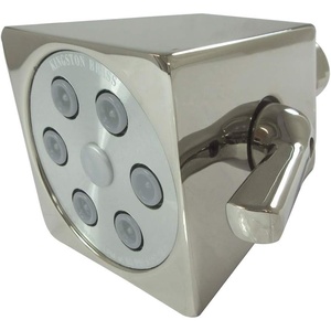 image:imageKingston K230A8 Square Jet Spray Brass Shower Head Brushed NickelPolished Nickel