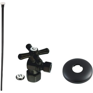 image:imageKingston KTK100MBP Toilet Supply Kit Matte BlackMatte Black