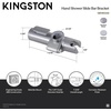 image:imageKingston GB14KXA8 Hand Shower Slide Bar Bracket Brushed NickelPolished Chrome