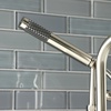 image:imageKingston AE8401DX DeckMount Clawfoot Tub Faucet Polished ChromeBrushed Brass
