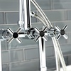 image:imageKingston AE8401DX DeckMount Clawfoot Tub Faucet Polished ChromePolished Chrome