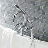 image:imageKingston AE8401DX DeckMount Clawfoot Tub Faucet Polished ChromePolished Chrome