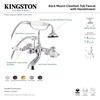 image:imageKingston Brass AE207T8 Vintage Tub Faucet 7 Brushed NickelBrushed Nickel