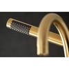 image:imageKingston Brass AE8107DL Deck Mount Tub Filler with Hand Shower Brushed BrassBrushed Brass