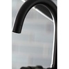 image:imageKingston Brass AE8107DL Deck Mount Tub Filler with Hand Shower Brushed BrassMatte Black