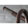 image:imageKingston Brass AE8107DL Deck Mount Tub Filler with Hand Shower Brushed BrassOil Rubbed Bronze