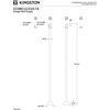 image:imageKingston CC481 Straight Bath Supply Polished ChromePolished Brass