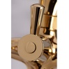 image:imageKingston KS267PN DeckMount Clawfoot Tub Faucet Polished NickelPolished Brass