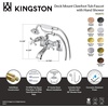 image:imageKingston KS267PN DeckMount Clawfoot Tub Faucet Polished NickelPolished Brass