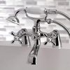 image:imageKingston KS267PN DeckMount Clawfoot Tub Faucet Polished NickelPolished Chrome