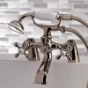 image:imageKingston KS267PN DeckMount Clawfoot Tub Faucet Polished NickelPolished Nickel
