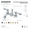 image:imageKingston KS3958AL MiniWidespread Bathroom Faucet Brushed NickelOil Rubbed Bronze