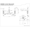 image:imageKingston KS3958AL MiniWidespread Bathroom Faucet Brushed NickelOil Rubbed Bronze