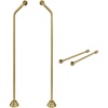 image:imageKingston CCK477 Double Offset Supply Line Brushed Brass