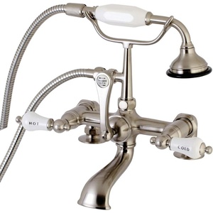 image:imageKingston Brass AE207T8 Vintage Tub Faucet 7 Brushed NickelBrushed Nickel