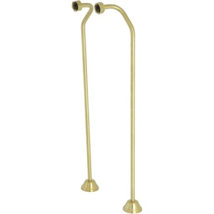 image:imageKingston CC477 Double Offset Bath Supply Brushed Brass