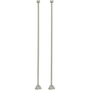 image:imageKingston CC481 Straight Bath Supply Polished ChromePolished Chrome