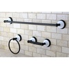 image:imageKingston BAK111148C Towel Bar Bathroom Accessory Set Polished ChromeOil Rubbed Bronze