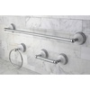 image:imageKingston BAK111148C Towel Bar Bathroom Accessory Set Polished ChromePolished Chrome