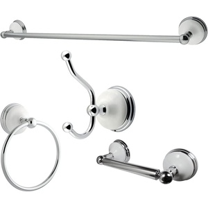 image:imageKingston BAK1111478C Bar Bathroom Accessory Set Polished ChromePolished Chrome