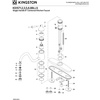 image:imageKingston KS1572BLLS Heritage SingleHandle Kitchen Faucet Polished BrassPolished Brass