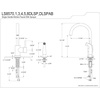 image:imageKingston LS8570DLSP SingleHandle Kitchen Faucet Matte BlackMatte Black