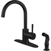 image:imageKingston LS8570DLSP SingleHandle Kitchen Faucet Matte BlackMatte Black