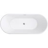 image:imageKingston VTOV633024 Oval Double Ended Freestanding Tub Glossy White