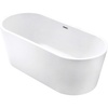 image:imageKingston VTOV633024 Oval Double Ended Freestanding Tub Glossy White