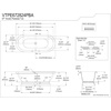 image:imageVTPE672824PBA Kingston Brass 67Inch Acrylic Double Ended PedestalTub No FaucetDrillings Glossy White