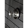 image:imageKingston Brass KS3038BEX 3Way Diverter Valve with Trim Kit Brushed Nickel