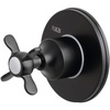 image:imageKingston Brass KS3030BEX 3Way Diverter Valve with Trim Kit Matte Black