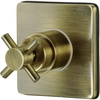 image:imageKingston Brass KS3043DX Concord 3Way Diverter Valve with Trim Kit Antique Brass